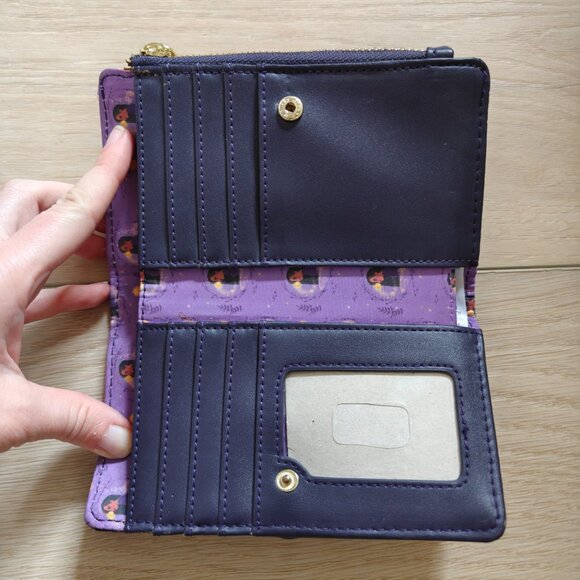 Loungefly Disney Parks Wish Star Glow in Dark Wallet - Picture 5 of 5